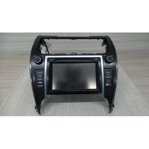 TOYOTA CAMRY STEREO/HEAD UNIT 7in SAT NAV HEAD UNIT (P/N ON FACE 100739), ASV50/