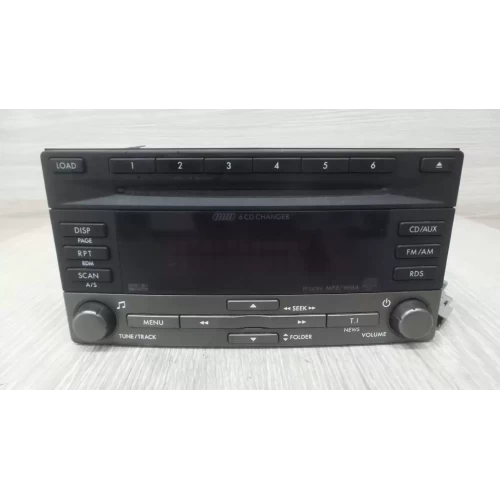 SUBARU FORESTER STEREO/HEAD UNIT CD STACKER - 6 DISC IN DASH, 02/08-08/12 2009