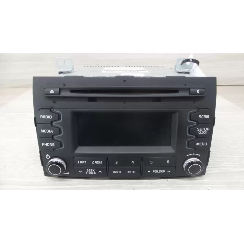 KIA SPORTAGE STEREO/HEAD UNIT SINGLE STACK CD PLAYER, SL, 05/10-10/15 2015