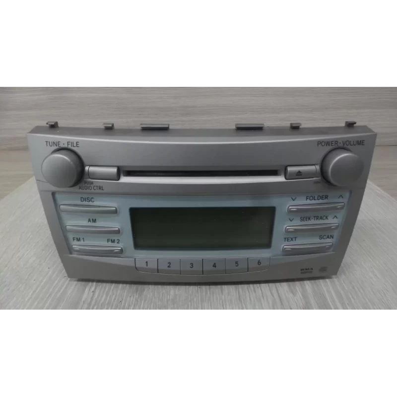 TOYOTA CAMRY STEREO/HEAD UNIT RADIO/CD STACKER IN DASH, ACV40, NON BLUETOOTH TYP