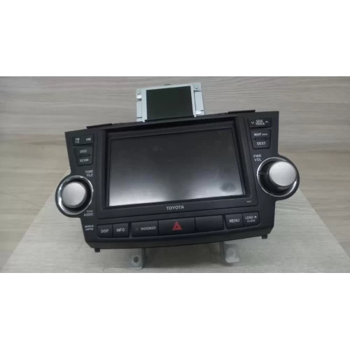 TOYOTA KLUGER STEREO/HEAD UNIT SAT NAV HEAD UNIT (P/N ON FACE 18027), GSU40-GSU4