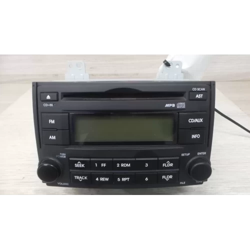 HYUNDAI ILOAD/IMAX STEREO/HEAD UNIT RADIO/CD PLAYER, TQ, BLACK FACE, NON BLUETOO