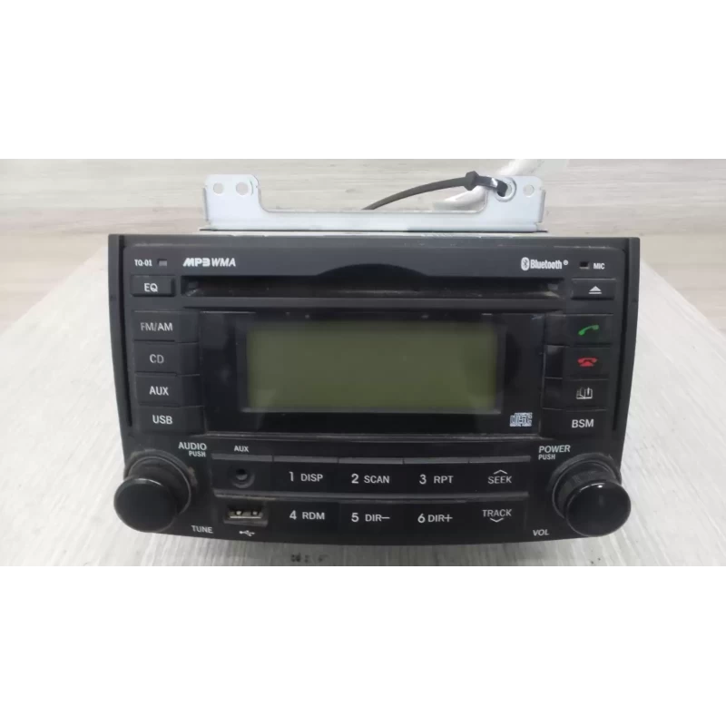 HYUNDAI ILOAD/IMAX STEREO/HEAD UNIT RADIO/CD PLAYER, TQ, BLACK FACE, W/ BLUETOOT