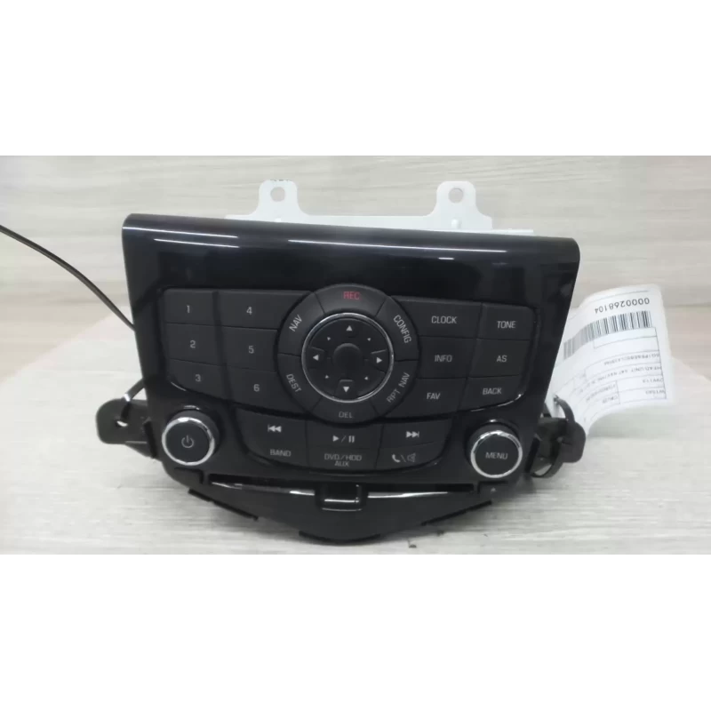 HOLDEN CRUZE STEREO/HEAD UNIT HEAD UNIT, SAT NAV TYPE, JH, 03/11-01/17 2012