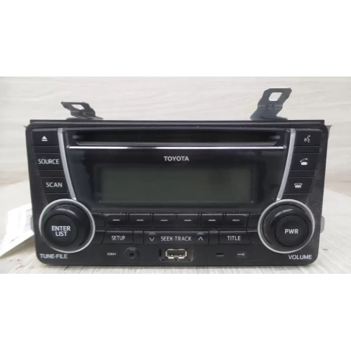 TOYOTA RAV4 STEREO/HEAD UNIT SINGLE DISC CD PLAYER (P/N ON FACE 22841), ACA33, 1