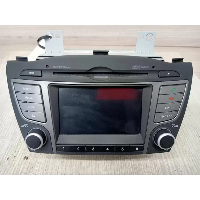 HYUNDAI IX35 STEREO/HEAD UNIT DISPLAY/HEAD UNIT, SINGLE DISC CD PLAYER W/ BLUETO