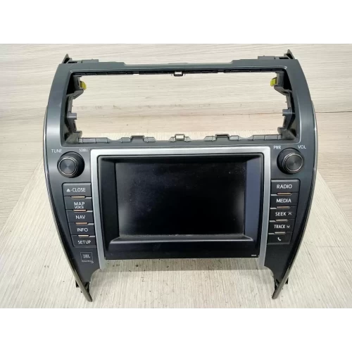 TOYOTA CAMRY STEREO/HEAD UNIT 7in SAT NAV HEAD UNIT (P/N ON FACE 18039), ASV50/A