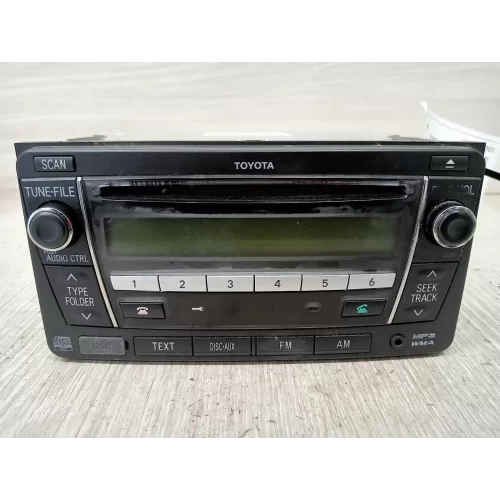 TOYOTA HILUX STEREO/HEAD UNIT SINGLE DISC CD PLAYER (P/N ON FACE 22815), 02/05-0