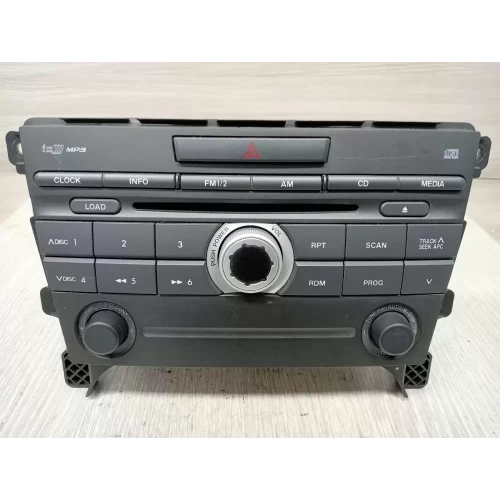 MAZDA CX7 STEREO/HEAD UNIT HEAD UNIT, 6 DISC CD STACKER, ER, 11/06-05/09 2007