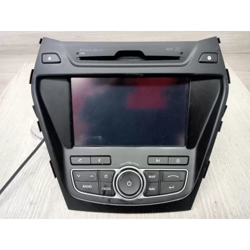 HYUNDAI SANTA FE STEREO/HEAD UNIT DISPLAY & CONTROL UNIT, SAT NAV TYPE, DM,