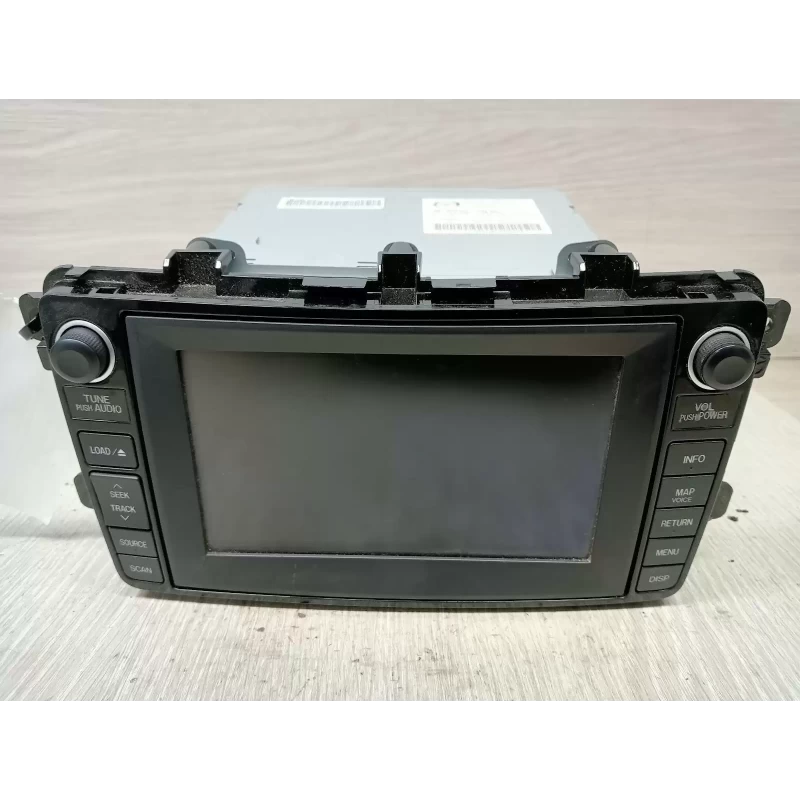 MAZDA CX9 STEREO/HEAD UNIT DISPLAY UNIT, SAT NAV TYPE (P/N TE7766DV0), 09/08-11/