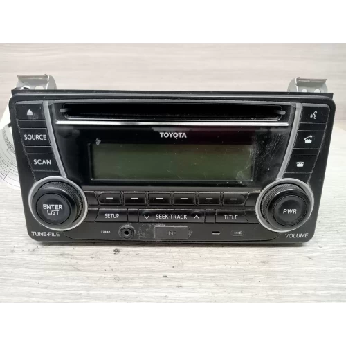 TOYOTA HIACE STEREO/HEAD UNIT SINGLE DISC CD PLAYER (P/N ON FACE 22840), TRH/KDH