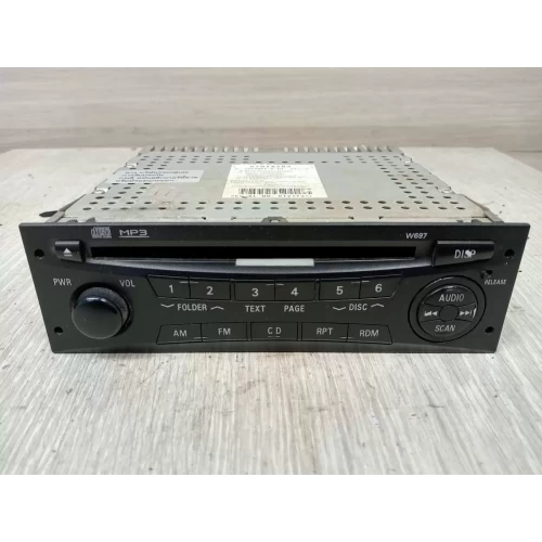 MITSUBISHI TRITON STEREO/HEAD UNIT HEAD UNIT, SINGLE DIN (W697), MN, 08/09-04/15