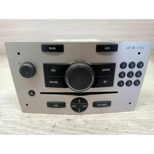 HOLDEN ASTRA STEREO/HEAD UNIT AH, FACTORY, 9 BUTTON ON RH SIDE, 10/04-08/09 2007