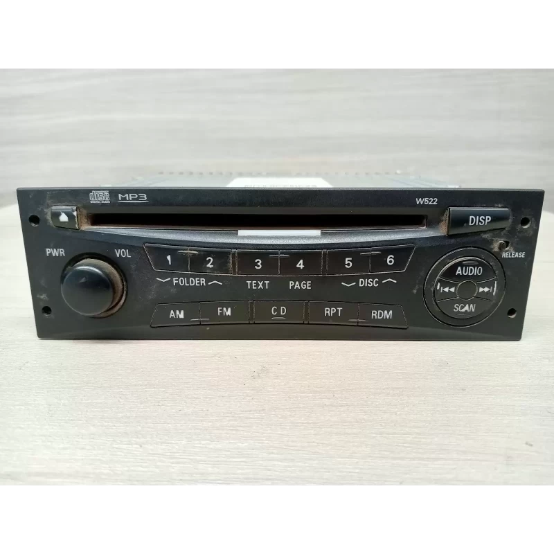 MITSUBISHI TRITON STEREO/HEAD UNIT HEAD UNIT, SINGLE DIN (W522), ML-MN, 07/06-04