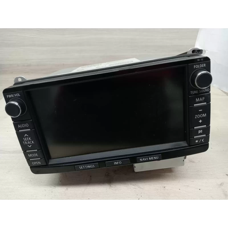 MITSUBISHI OUTLANDER STEREO/HEAD UNIT DISPLAY/HEAD UNIT, SAT NAV TYPE, W-12, ZJ-