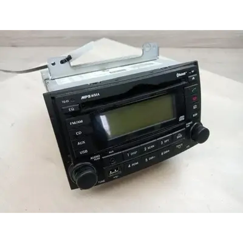 HYUNDAI ILOAD/IMAX STEREO/HEAD UNIT RADIO/CD PLAYER, TQ, BLACK FACE, W/ BLUETOOT
