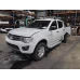 MITSUBISHI TRITON FRONT SEAT RH FRONT, CLOTH, BLACK W/ LIGHT GREY INSERTS, W/AIR