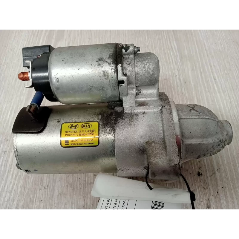 HYUNDAI SANTA FE STARTER MOTOR DIESEL, 2.2, D4HB, AUTO T/M, DM, 06/12-05/15 2015