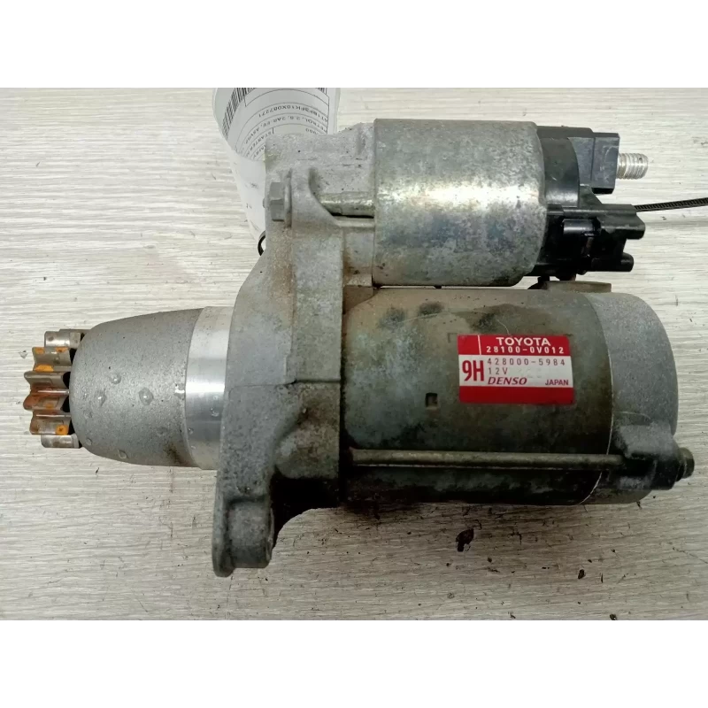 TOYOTA CAMRY STARTER MOTOR PETROL, 2.5, 2AR-FE, ASV50, 12/11-10/17 2016