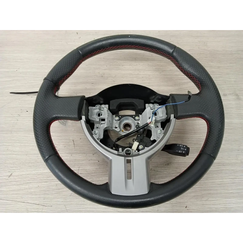 TOYOTA 86 STEERING WHEEL LEATHER, ZN6, BLACK, NON PADDLE SHIFT TYPE, 04/12-09/16