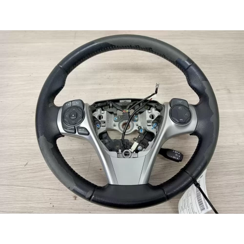 TOYOTA CAMRY STEERING WHEEL LEATHER TYPE, ASV50/AVV50, W/ CRUISE CONTROL, 12/11-