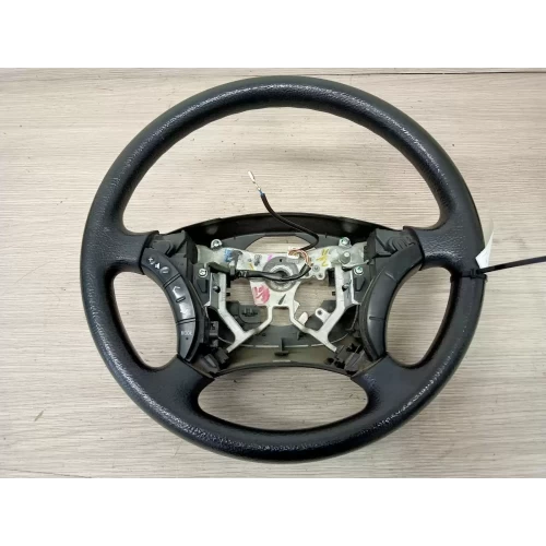 TOYOTA HILUX STEERING WHEEL VINYL, BLACK, W/ AUDIO CONTROLS, NON CRUISE CONTROL