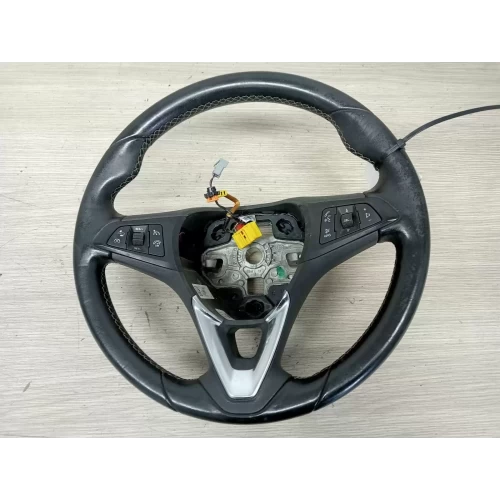 HOLDEN ASTRA STEERING WHEEL LEATHER, BK, 09/16- 2017