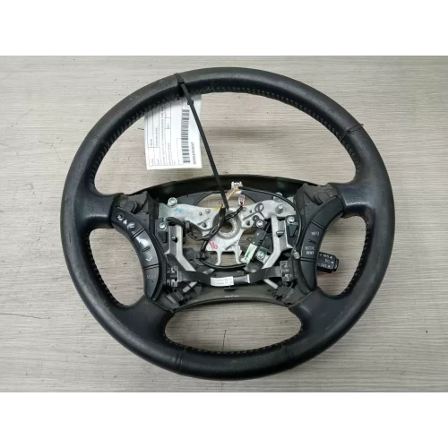 TOYOTA HILUX STEERING WHEEL LEATHER, BLACK, W/ CRUISE/AUDIO/INFO TYPE, 04/08-06/