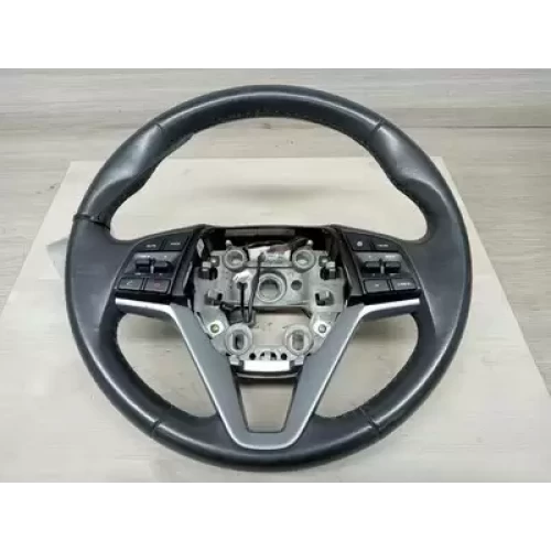 HYUNDAI TUCSON STEERING WHEEL LEATHER, TL, W/CRUISE CONTROL & PHONE CONTROL