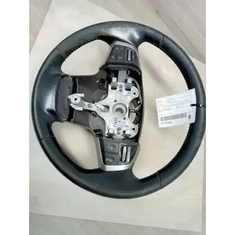 HOLDEN COLORADO STEERING WHEEL RG, LEATHER, NON COLLISION ALERT CONTROLS TYPE,10