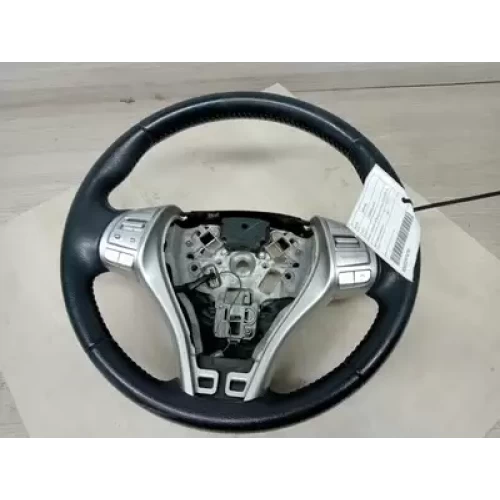NISSAN NAVARA STEERING WHEEL NP300, LEATHER, W/ BLACK STITCHING TYPE, 04/15-05/1