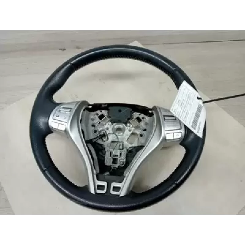 NISSAN NAVARA STEERING WHEEL NP300, LEATHER, W/ BLACK STITCHING TYPE, 04/15-05/1
