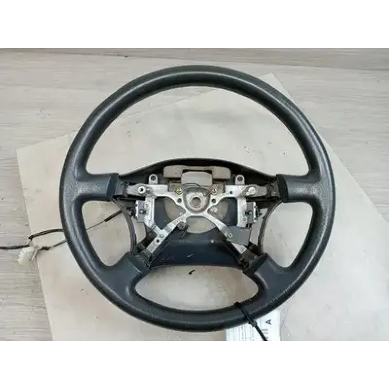 TOYOTA LANDCRUISER STEERING WHEEL 100 SERIES, VINYL, GREY, AIR BAG TYPE, 4 SPOKE