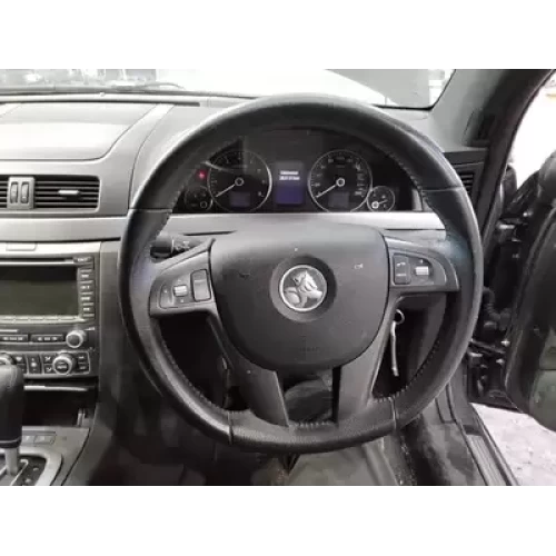 HOLDEN COMMODORE STEERING WHEEL LEATHER, SILVER SPOKE TYPE, VE, 08/06-08/09 2007