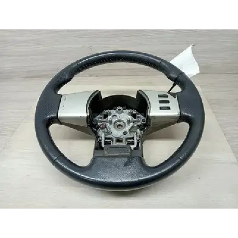 NISSAN NAVARA STEERING WHEEL D40 (VIN VSK), LEATHER, W/ CRUISE, NON AUDIO CONTRO