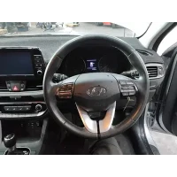 HYUNDAI I30 STEERING WHEEL LEATHER, BLACK STITCH TYPE, PD, 03/17- 2020