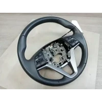 HYUNDAI TUCSON STEERING WHEEL LEATHER, TL, W/CRUISE CONTROL & PHONE CONTROL