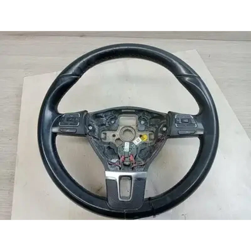 VOLKSWAGEN AMAROK STEERING WHEEL LEATHER, 2H, MULTI-FUNCTION TYPE (TWIN SWITCH),