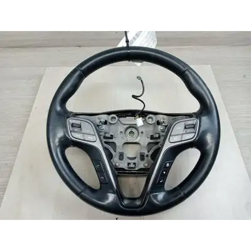 HYUNDAI SANTA FE STEERING WHEEL LEATHER, DM, 06/12-02/18 2013