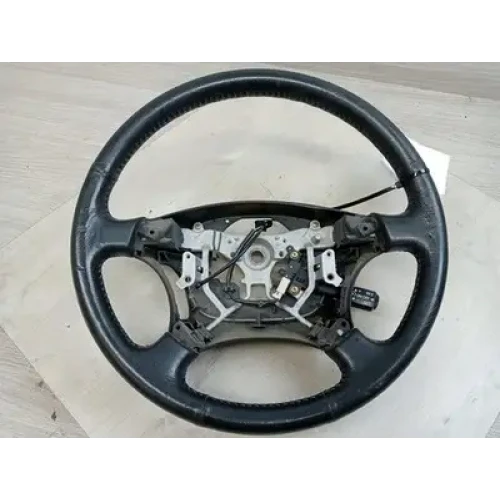 TOYOTA LANDCRUISER STEERING WHEEL 100 SERIES, LEATHER, BLACK, AIR BAG TYPE, W/ C