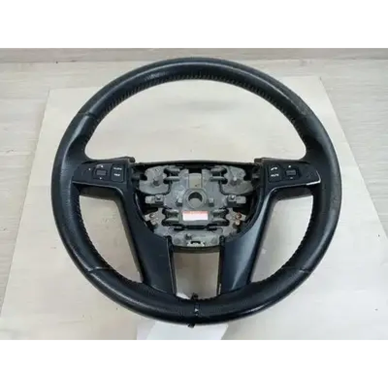 HOLDEN COMMODORE STEERING WHEEL LEATHER, BLACK SPOKE TYPE, VE, 09/09-05/13 2010
