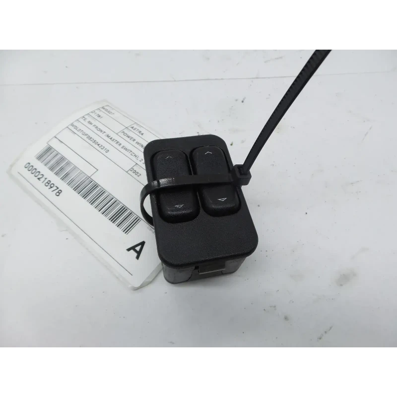 HOLDEN ASTRA POWER WINDOW SWITCH TS, RH FRONT (MASTER SWITCH), 2 SWITCH TYPE, 09