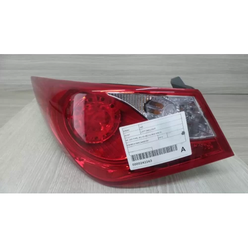 HYUNDAI I45 LEFT TAILLIGHT YF, LED TYPE, 02/10-05/13 (AUS ONLY) 2012