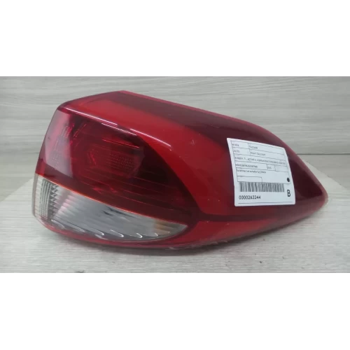 HYUNDAI TUCSON RIGHT TAILLIGHT IN BODY, TL, ACTIVE X, KOREAN BUILT (VIN KMHJ), N