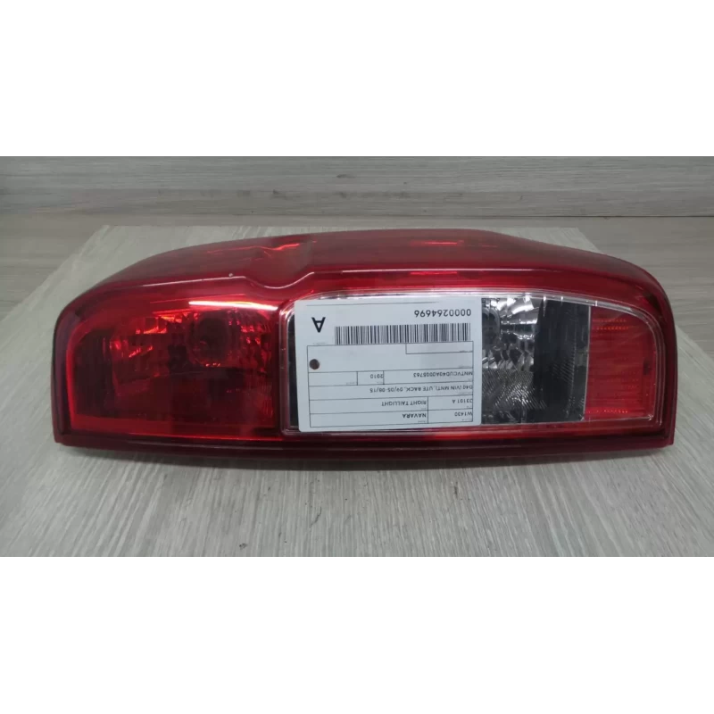 NISSAN NAVARA RIGHT TAILLIGHT D40 (VIN MNT), UTE BACK, 09/05-08/15 2010