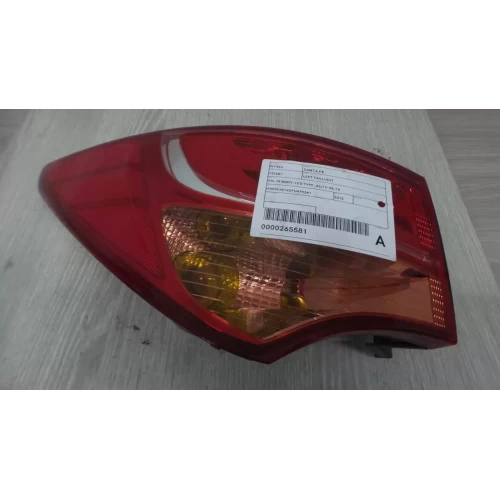 HYUNDAI SANTA FE LEFT TAILLIGHT DM, IN BODY, LED TYPE, 06/12-05/15 2015