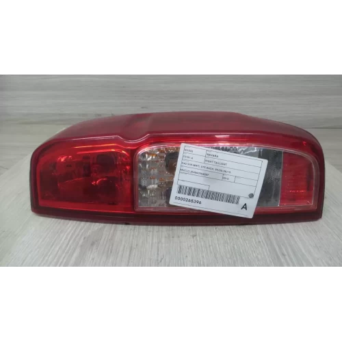 NISSAN NAVARA RIGHT TAILLIGHT D40 (VIN MNT), UTE BACK, 09/05-08/15 2010