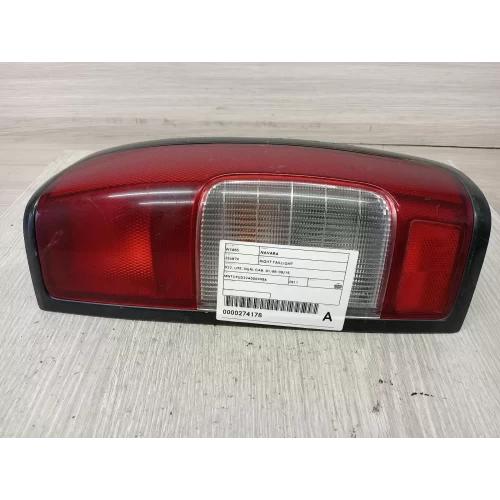 NISSAN NAVARA RIGHT TAILLIGHT D22, UTE, DUAL CAB, 01/08-08/15 2011