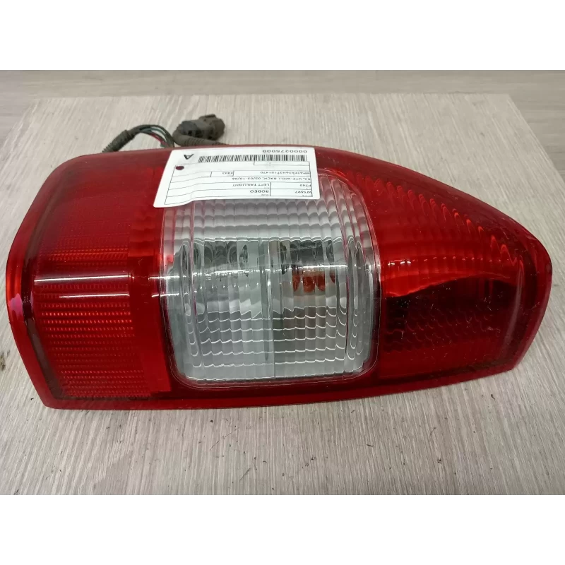 HOLDEN RODEO LEFT TAILLIGHT RA, UTE-WELL BACK, 03/03-10/06 2003